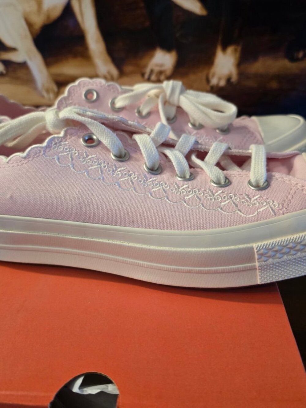 Converse Chuck 70 Embroidered Sugar Berry A13542C Low Top Women's Size 10 US NEW - Picture 6 of 13